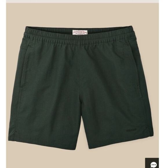 FILSON Cooper Lake Trunks - Dark Spruce Green Men's Size XL - EUC - Picture 1 of 11